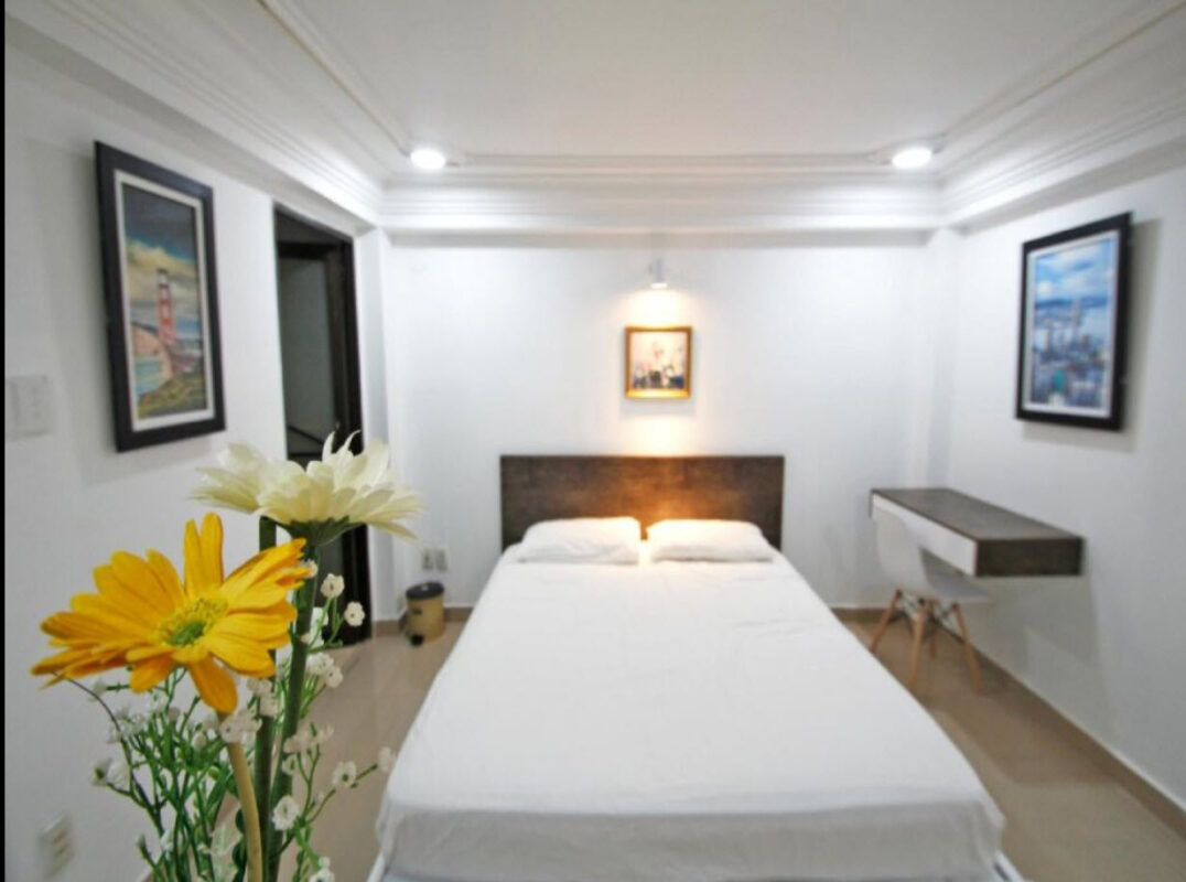 Nội thất phòng khách sạn Minh Châu Quận 3 giá bình dân phục vụ massage tại phòng